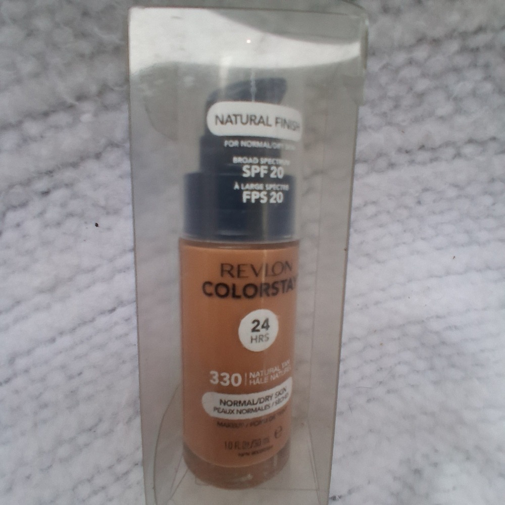 Revlon ColorStay Liquid Foundation 330 Natural Tan SPF 20 Normal Dry Skin 1oz